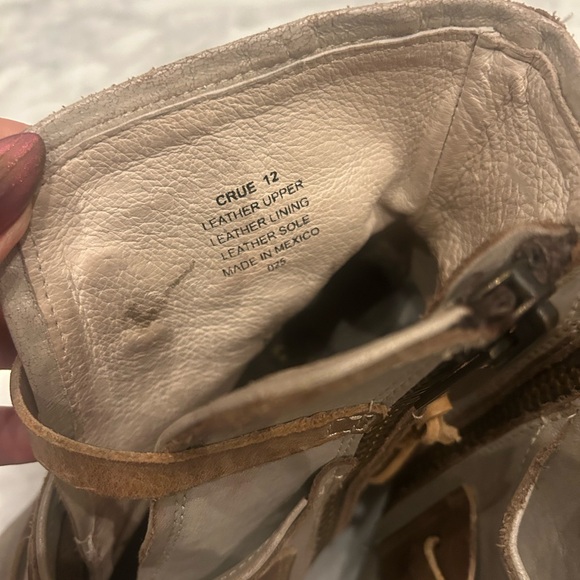 Freebird Crue in Ice Multi Leather Ankle Boots Size 12 - Picture 4 of 5